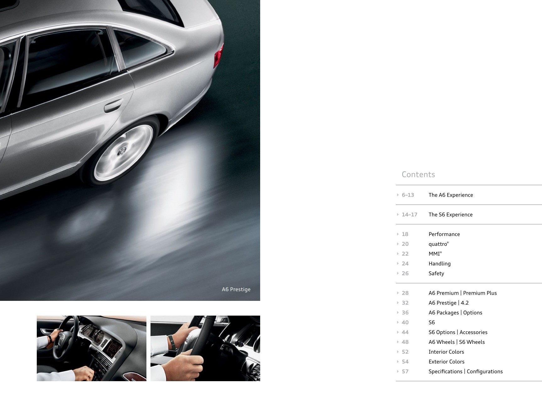2011 Audi A6 Brochure Page 27